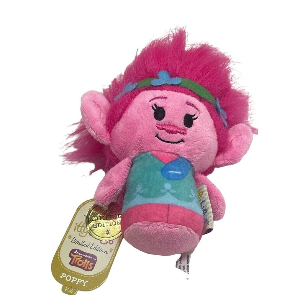 Poppy | 2016 Hallmark Itty Bittys "Trolls" Movie Limited Edition 4" Plush